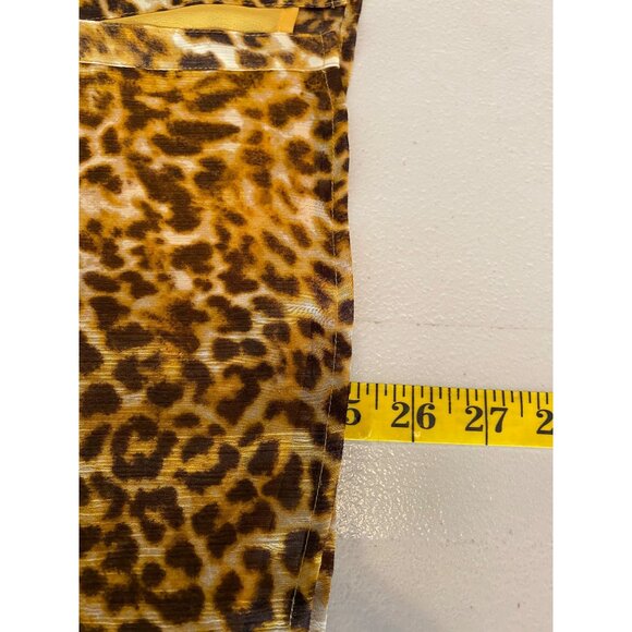 Evan-Picone Womens Leopard Print Button-Up Blouse Size 12 - Picture 5 of 9